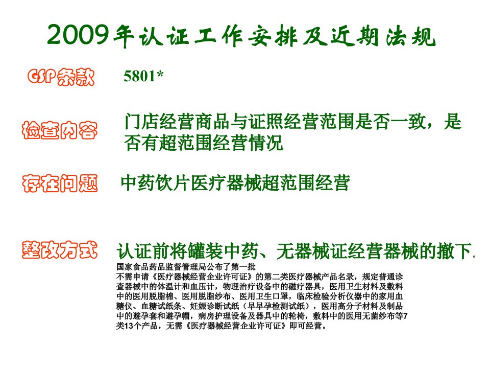 GSP认证工作安排及近期法规(13-26)[1](17-11)