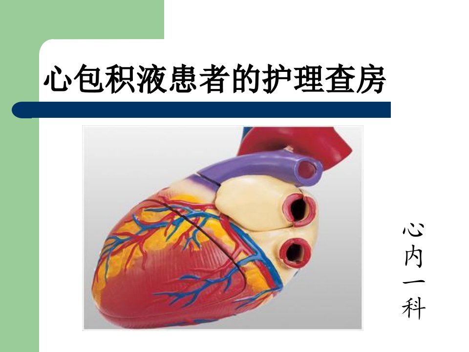 心包积液护理查房