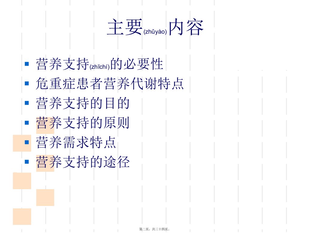 医学专题危重症患者营养支