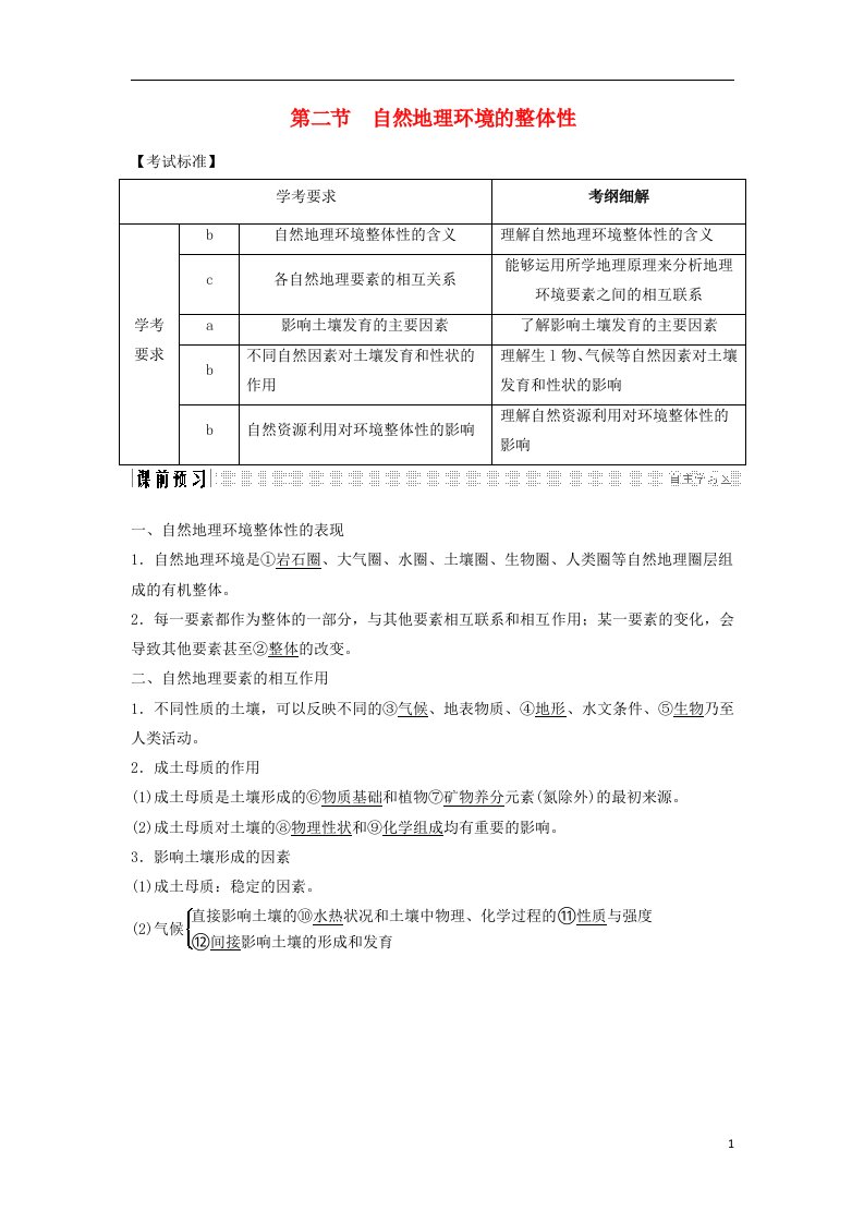 高中地理