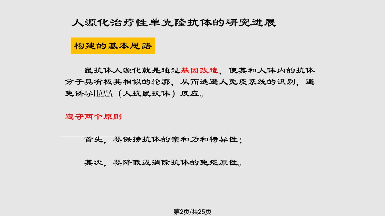 生物制药人源化单克隆抗体