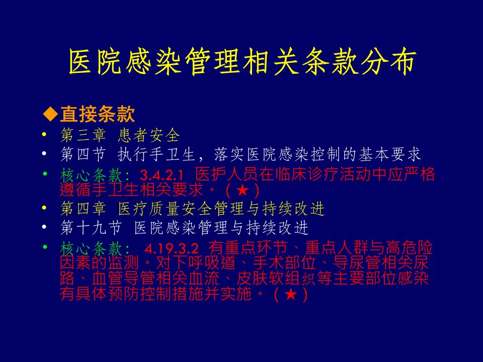 二级综合医院评审标准细则感染科部分解读