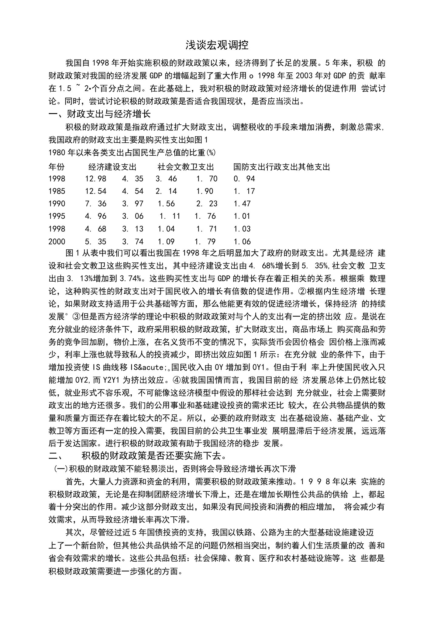 关于宏观经济学文章