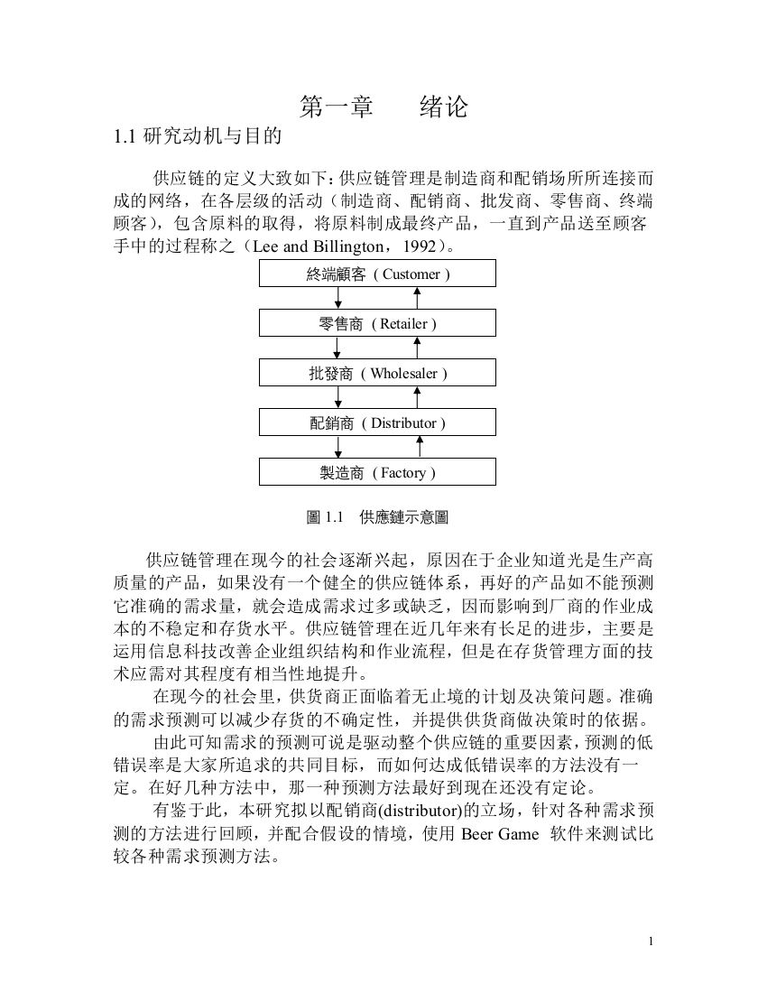 供应链管理定义