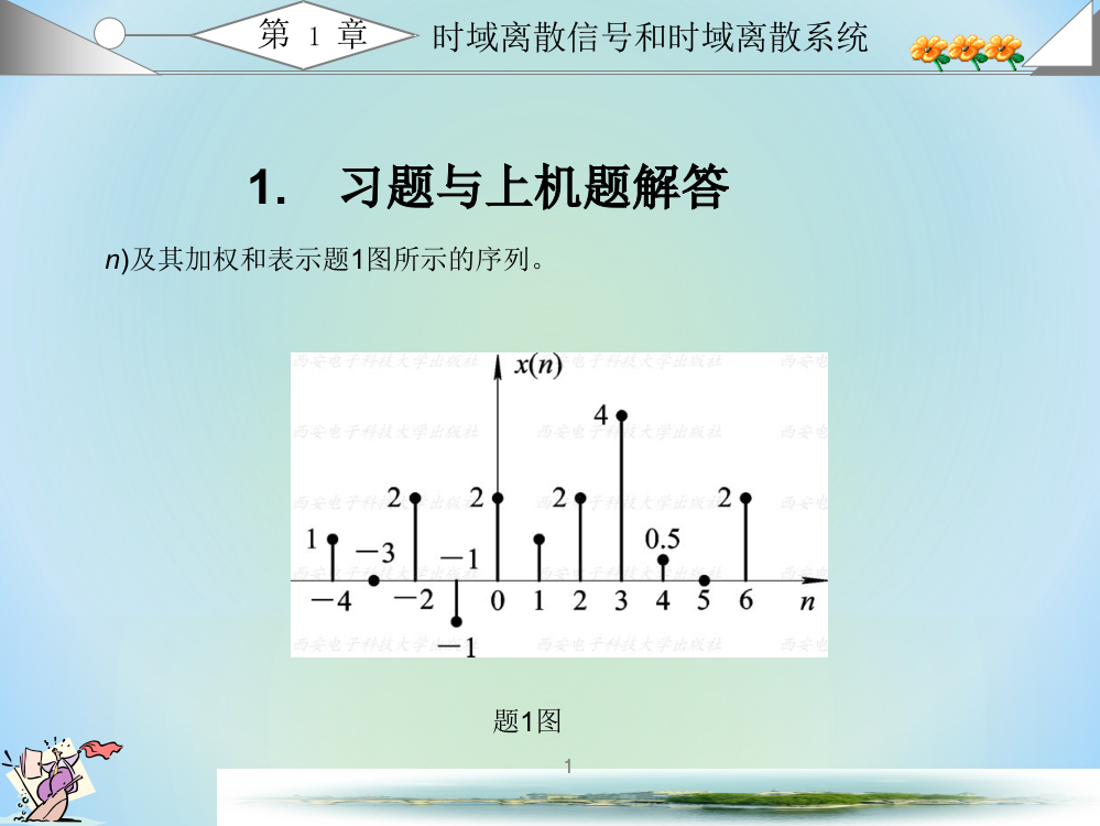 数字信号处理西安电子科技大学出版-高西全丁美玉第三版-课后习题答案(全)ppt课件