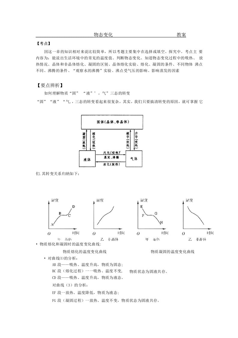 物态变化