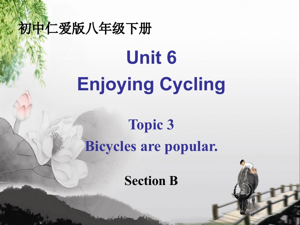 仁爱英语初中八年级下册Unit6Topic3SectionB课件