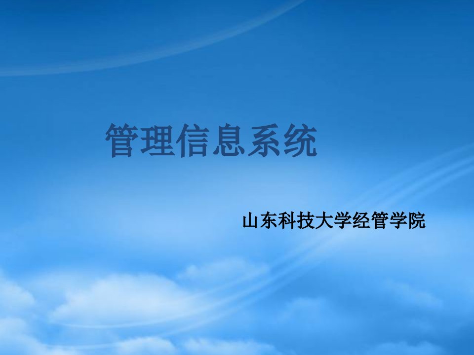 信息系统战略规划与开发方法