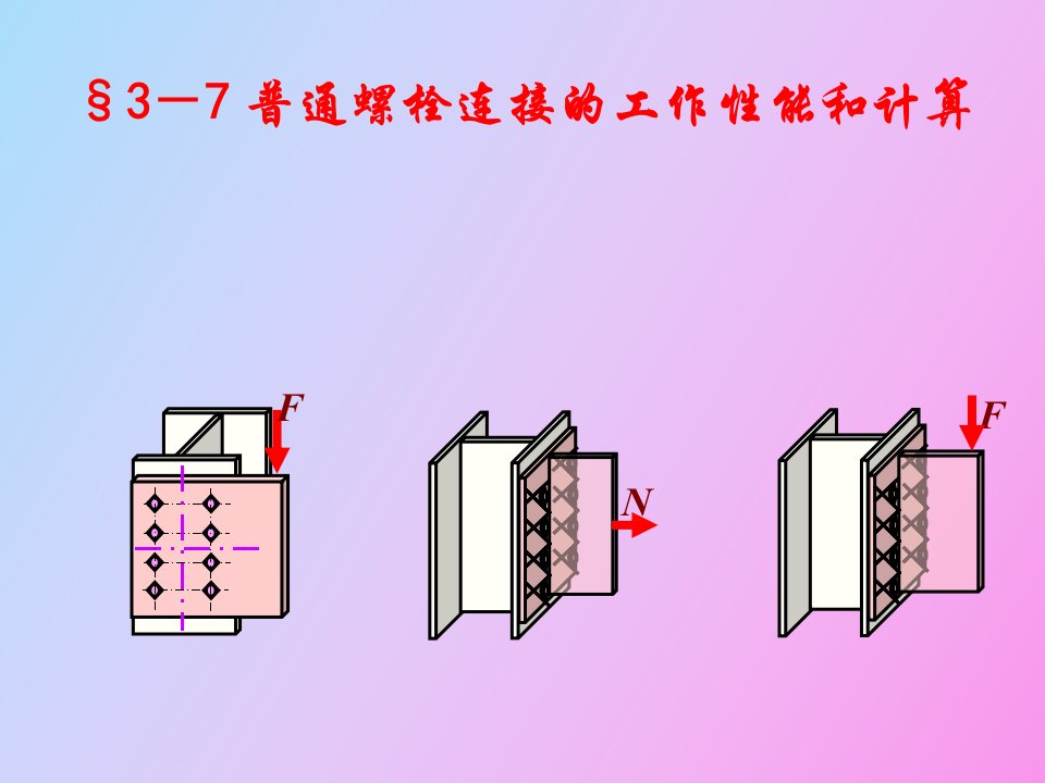 普通螺栓连接计算