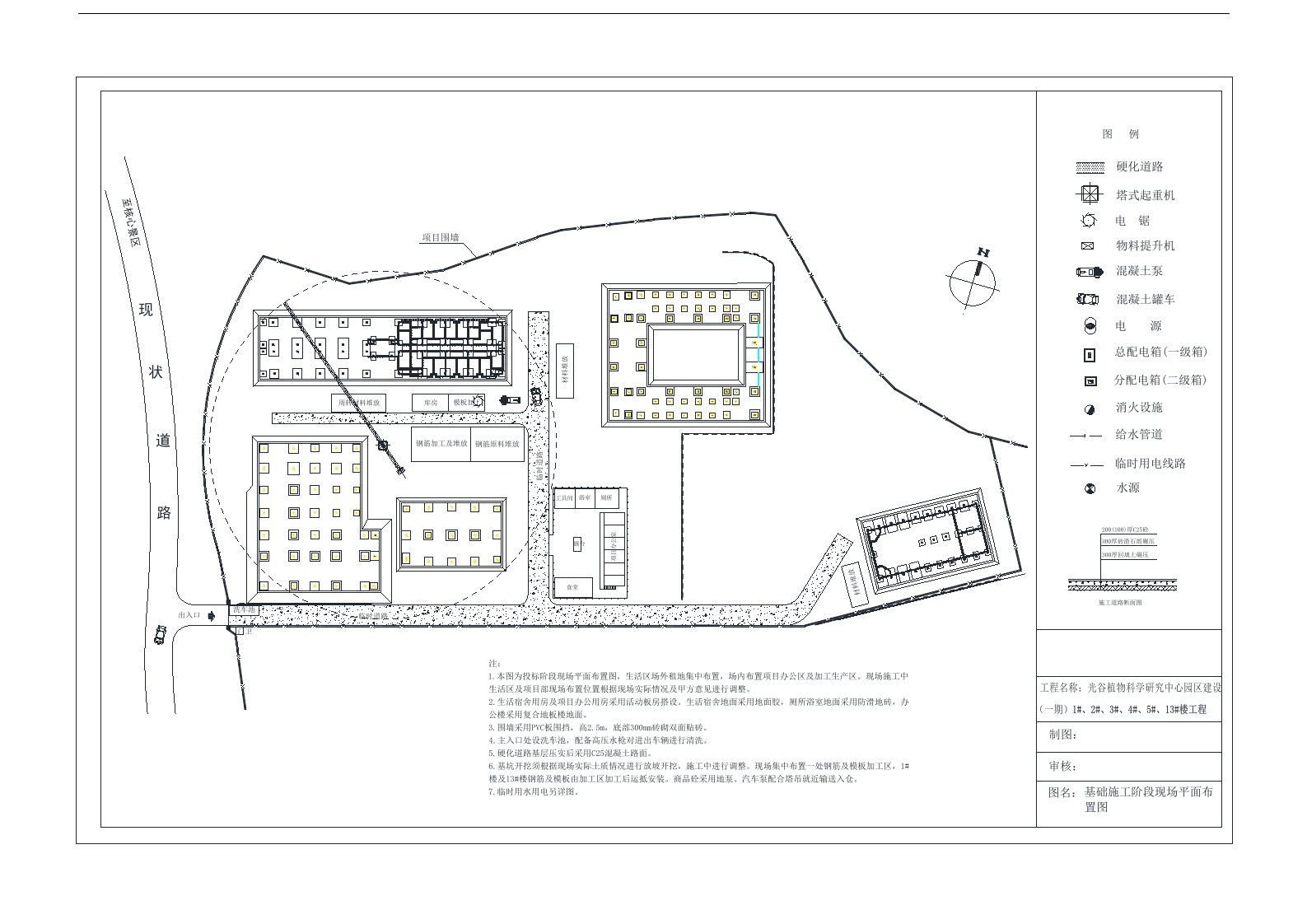 现场施工总平面布置图