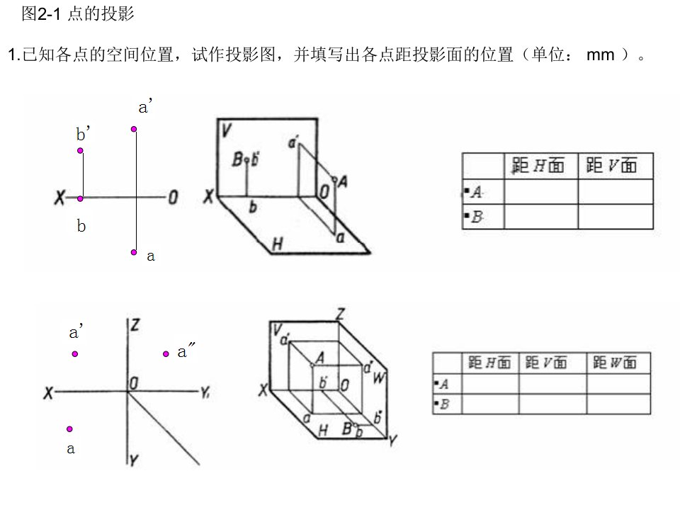 点线面习题集答案