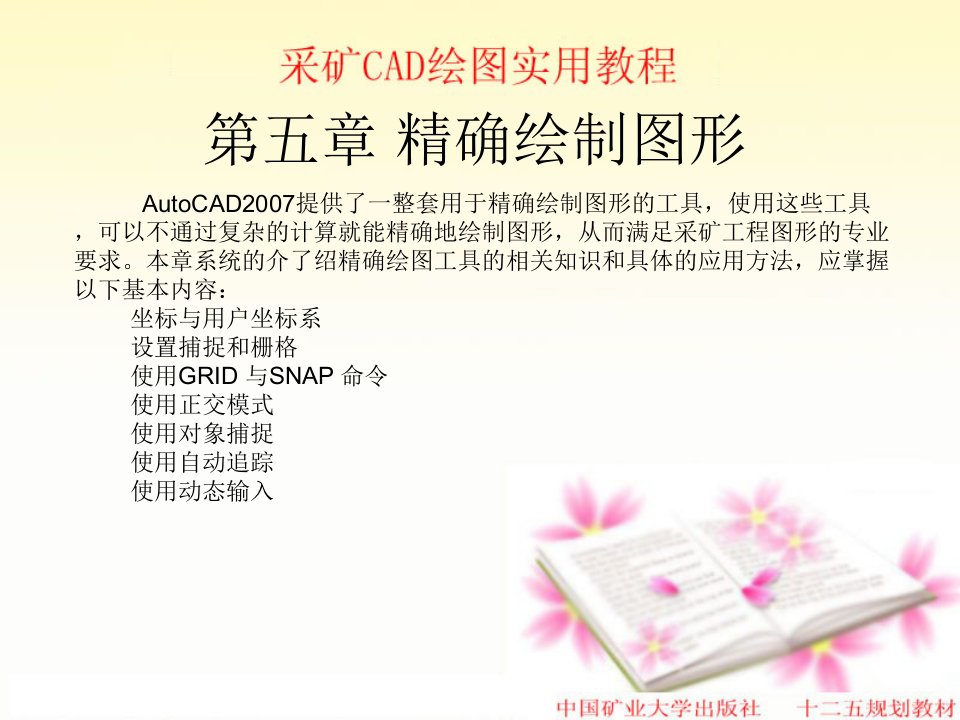 采矿CAD绘图实用教程第五章(十二五规划教材)