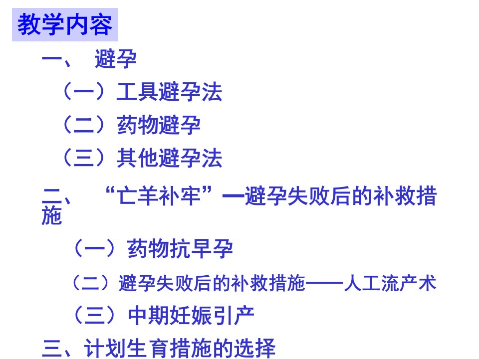 常见避孕法和避孕原理解析优质PPT课件