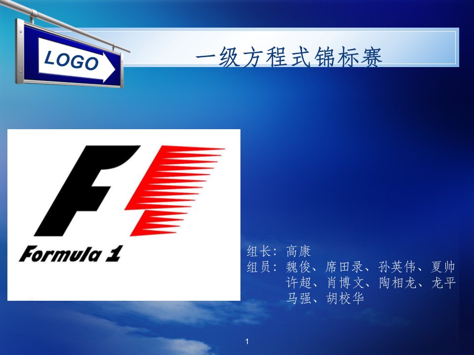 F1基本介绍ppt课件