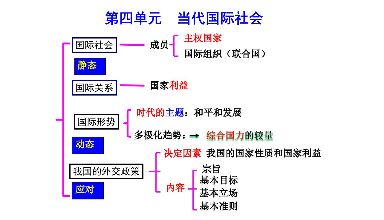 高三政治一轮复习走近国际社会课件