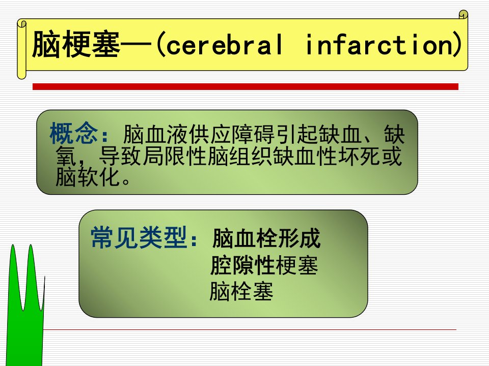 脑梗塞ppt课件