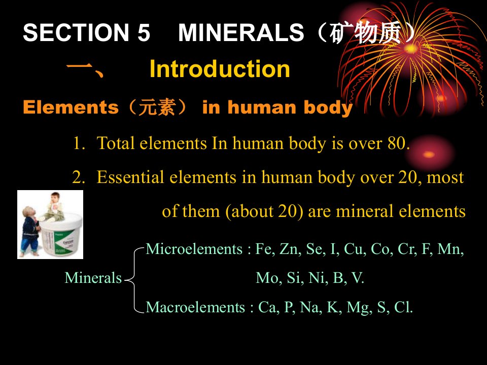 MINERALS(矿物质)