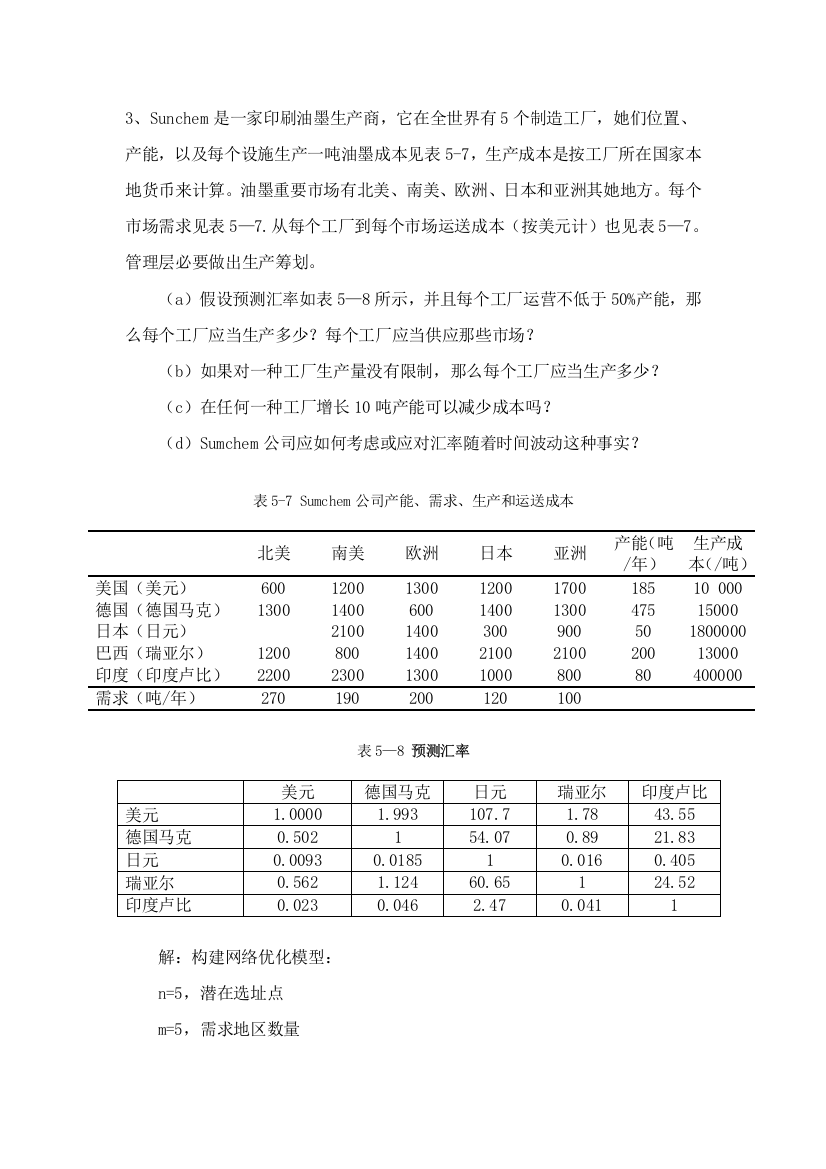 湖南大学供应链科学管理作业答案