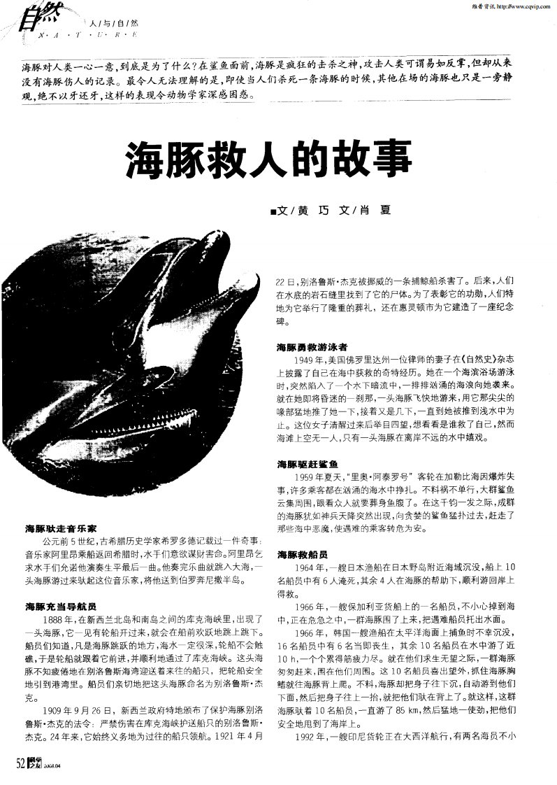 海豚救人的故事.pdf