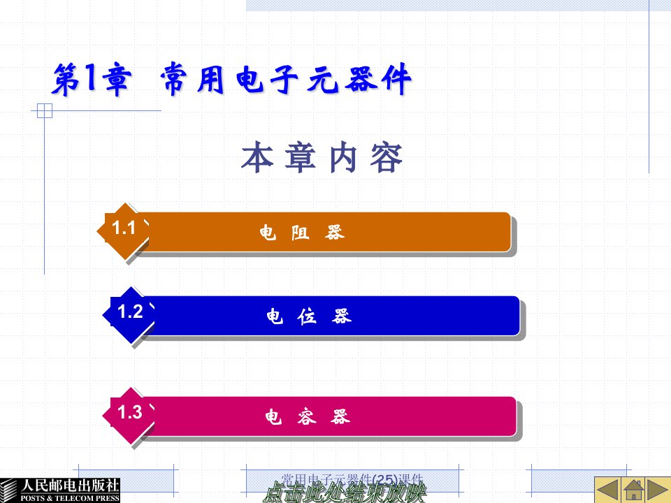 常用电子元器件25课件