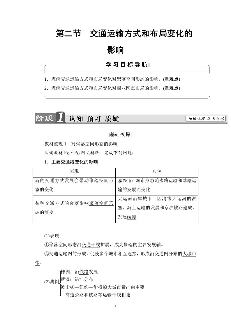 人教版地理必修2讲义：第5章