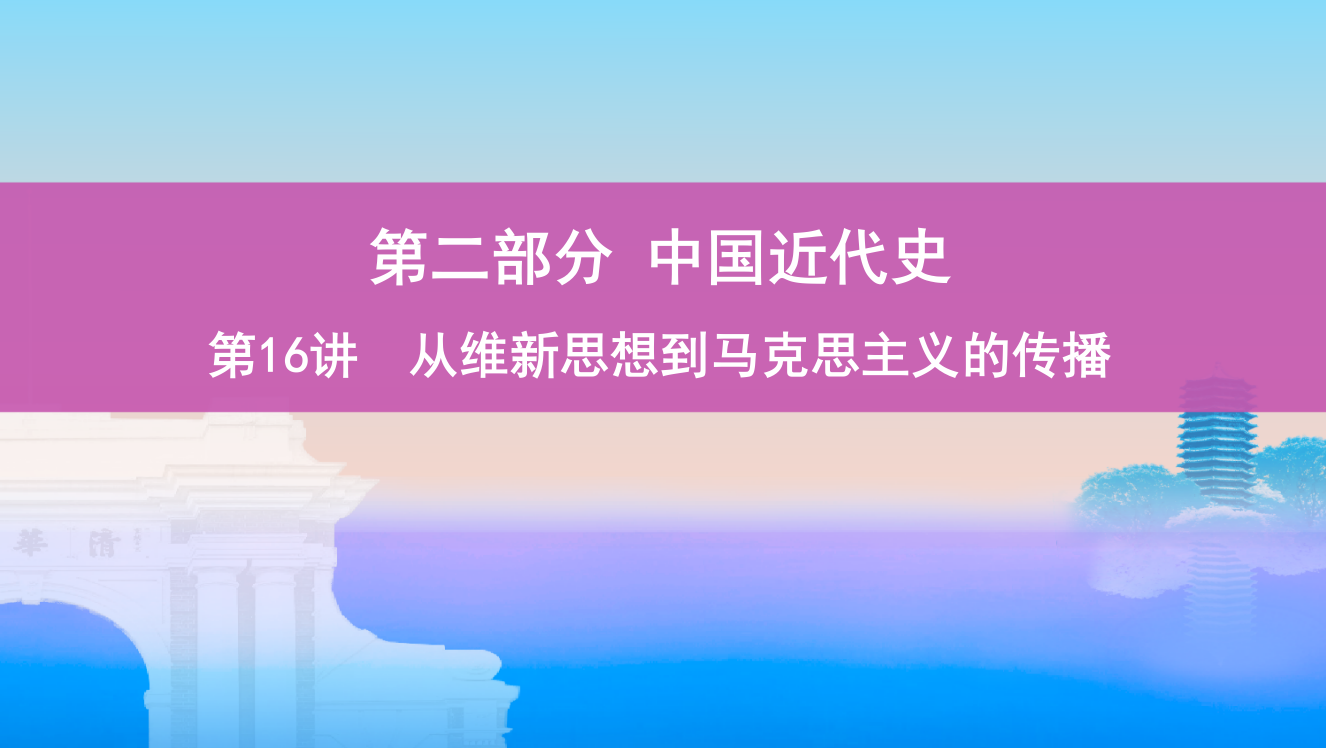 高考历史课标通史一轮复习课件：专题六