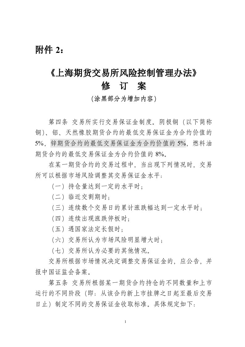 上海期货交易所风险控制管理办法