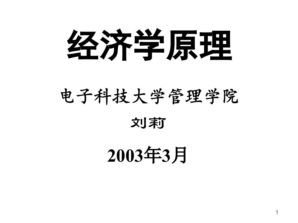 双学士经济学原理讲义298页