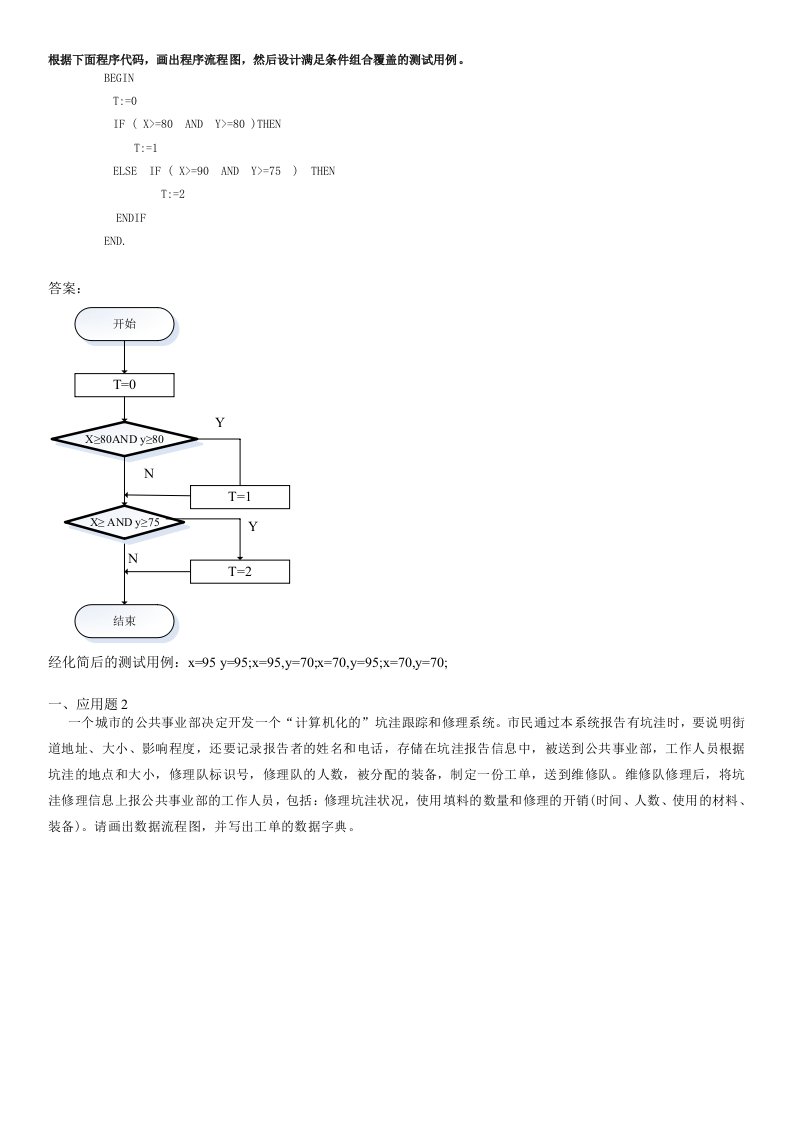 《软件工程》打印--大题作业