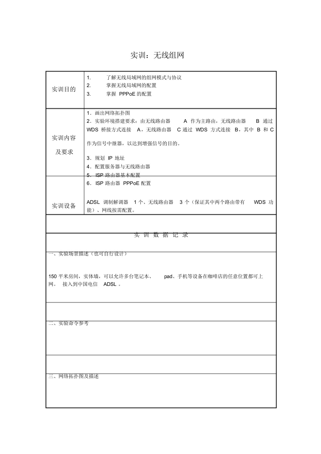 第4单元：实训-无线组网