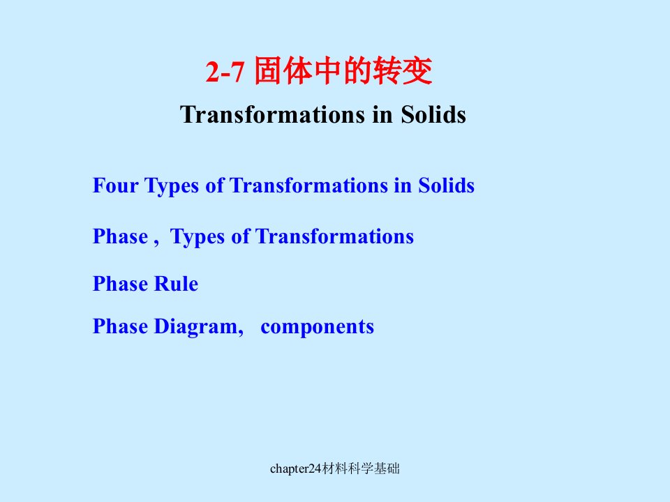 chapter24材料科学基础课件