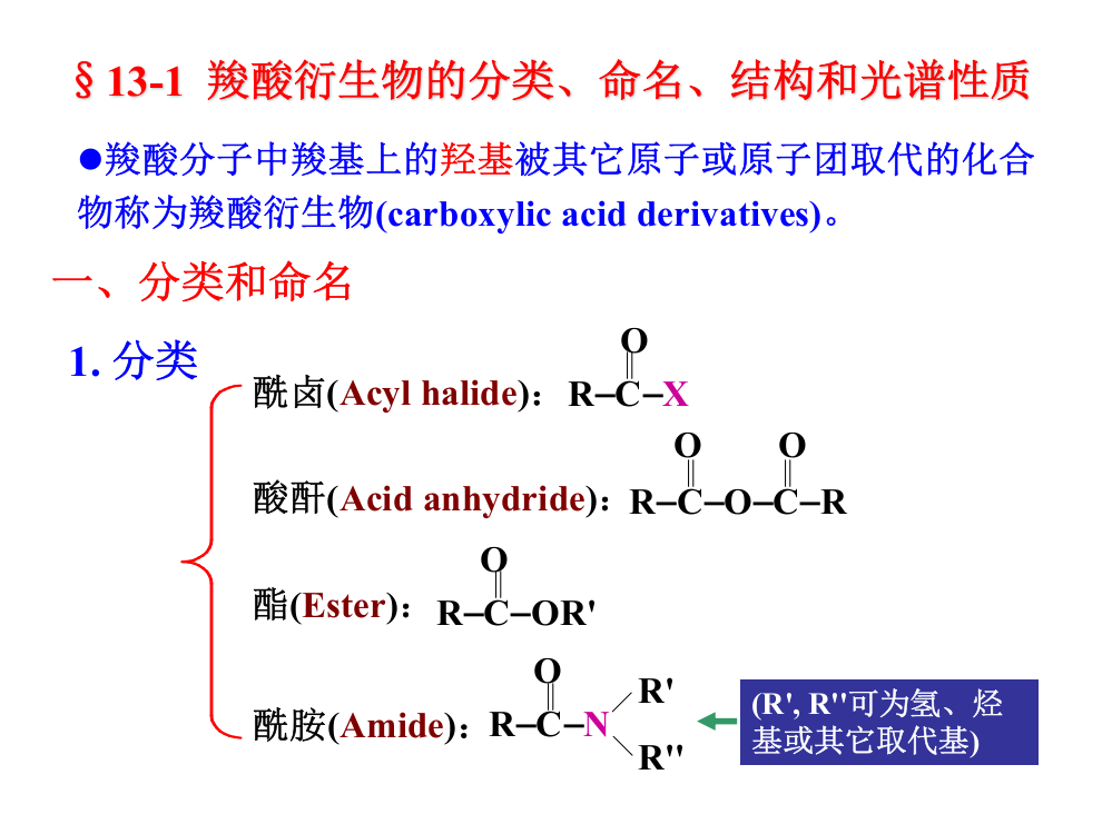 高等教育L羧酸衍生物