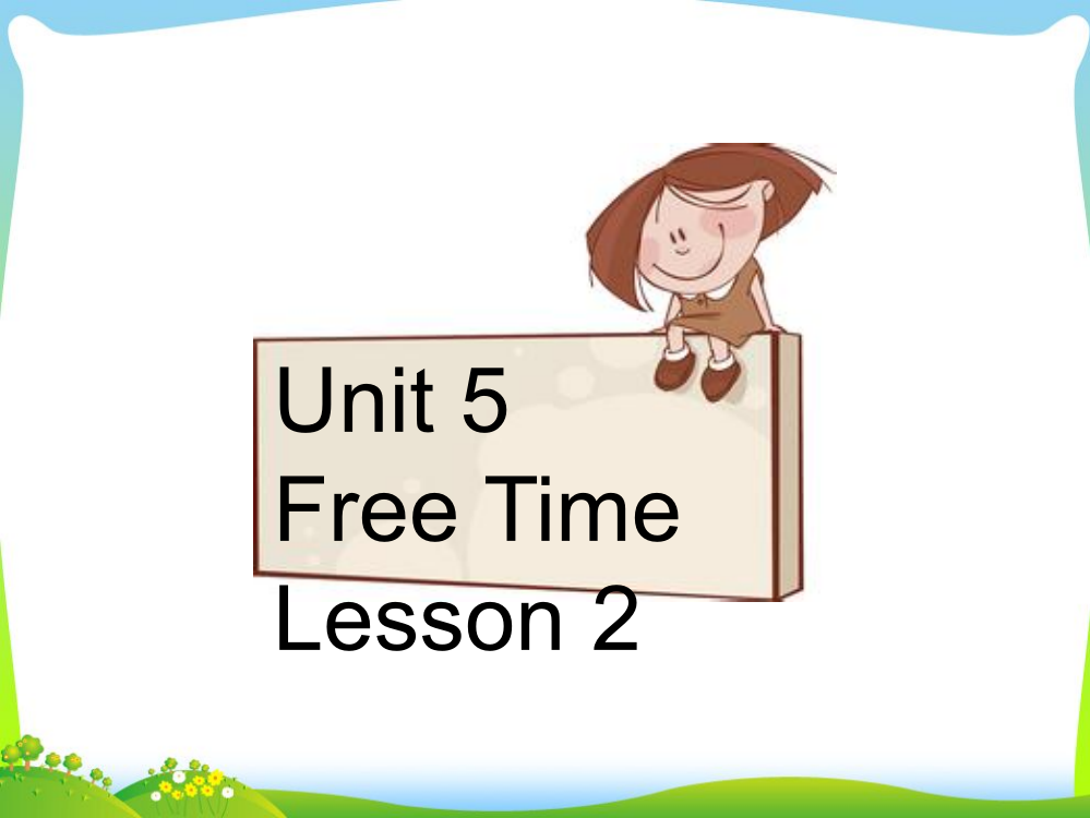 小学人教英语上下册Unit-5-Free-Time-Lesson-2-课件-1公开课教案教学设计课件