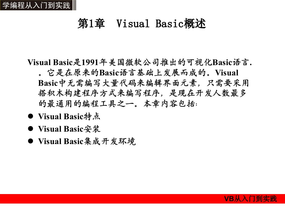 VB6.0详细入门教程