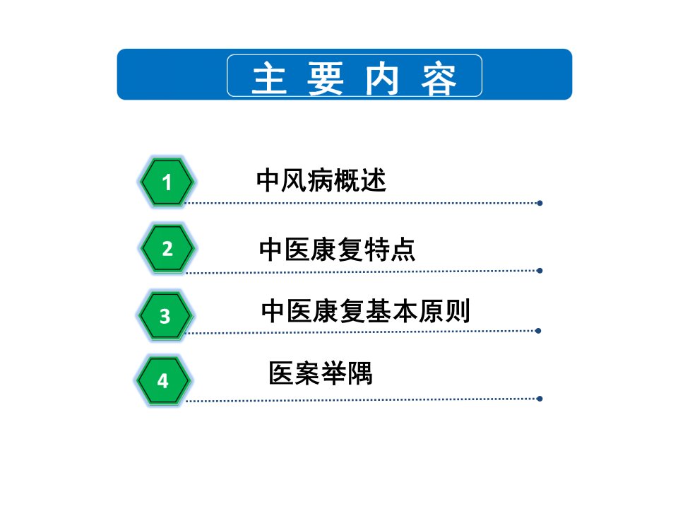 中风恢复期与后遗症期的中医康复治疗PPT