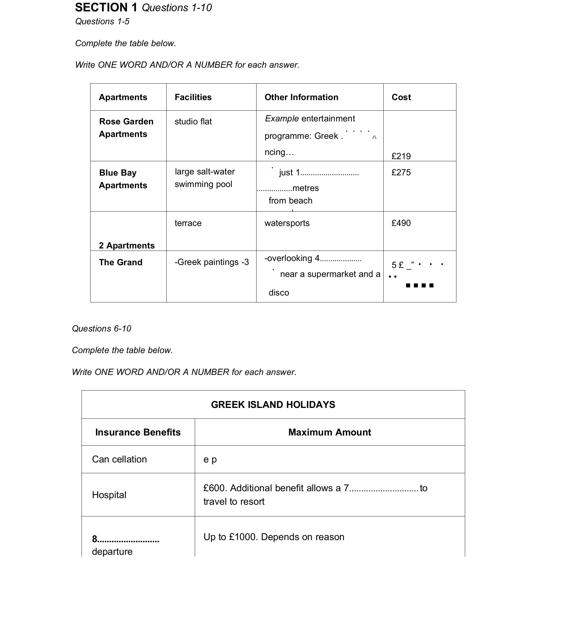 剑桥雅思9真题及解析听力Test3