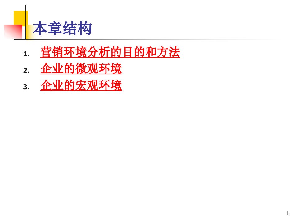 3现代营销学营销环境分析课件