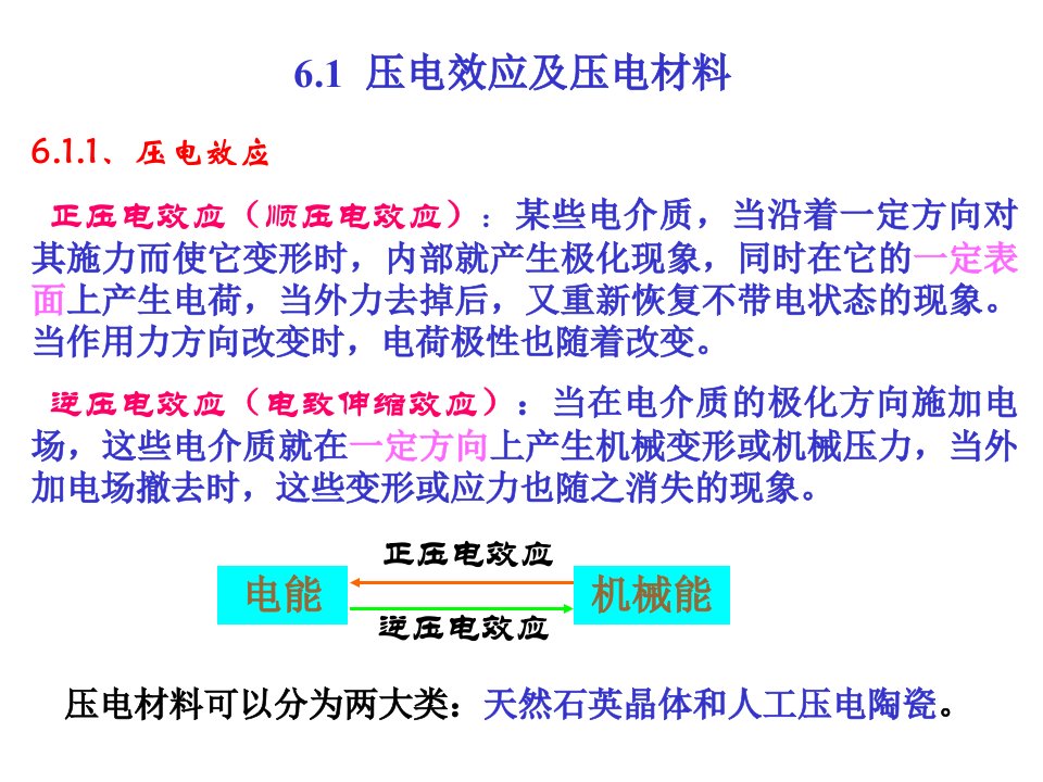 第六章压电式传感器