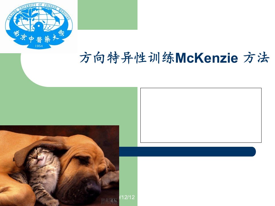 McKenzie麦肯基疗法