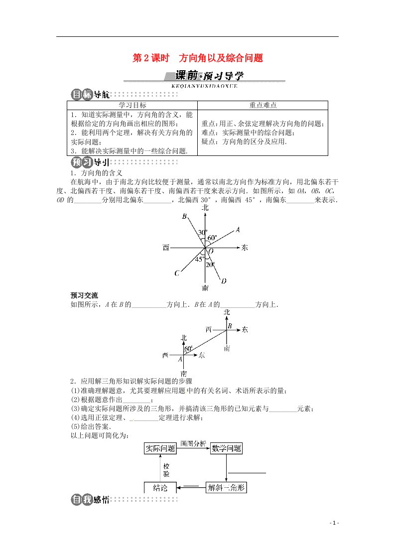 高中数学（基础预习