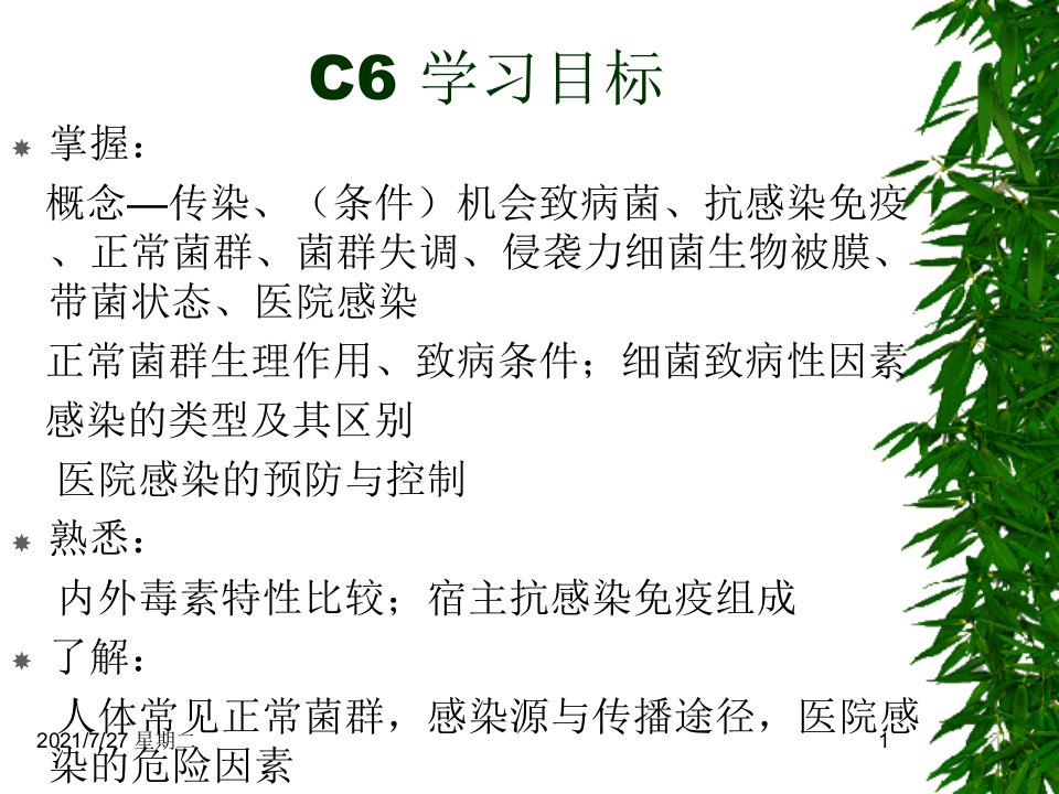 齐鲁医学C6细菌感染与免疫