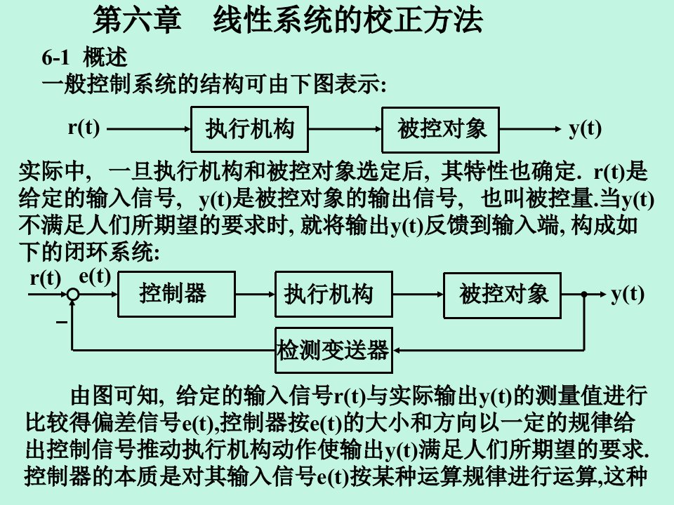 第6章线性系统的校正方法自动控制原理课件