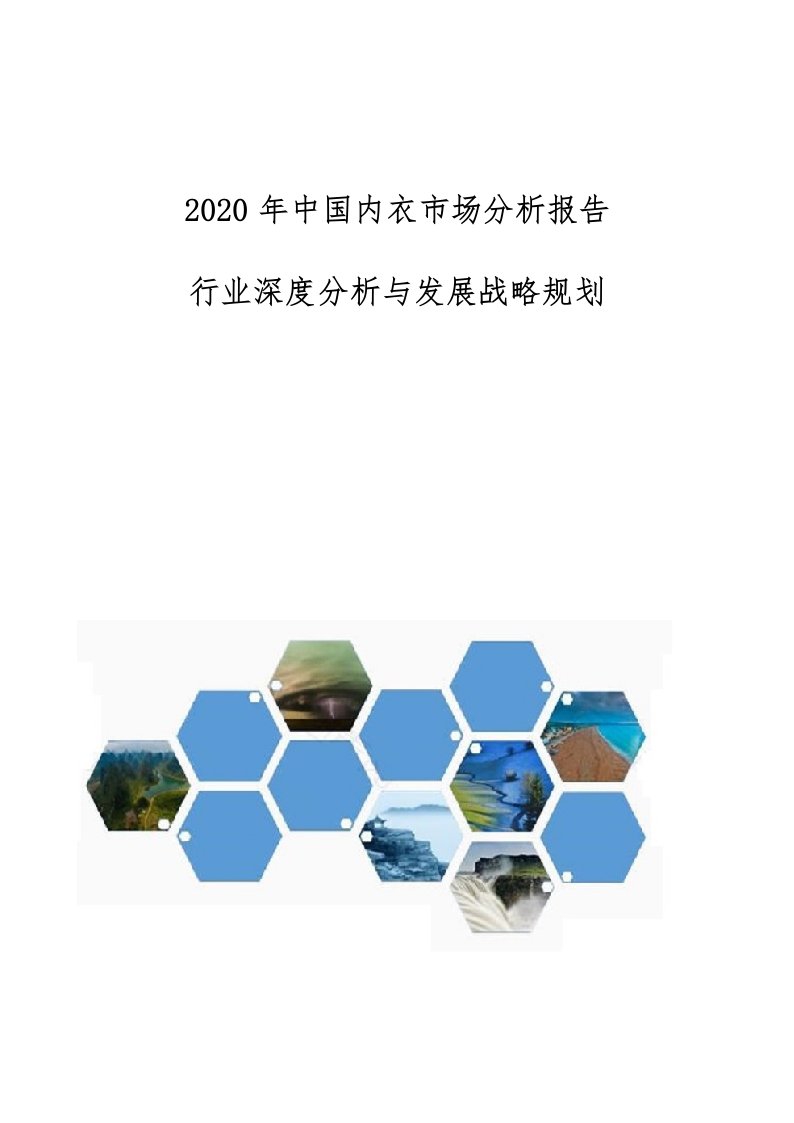 中国内衣市场分析报告-行业深度分析与发展战略规划