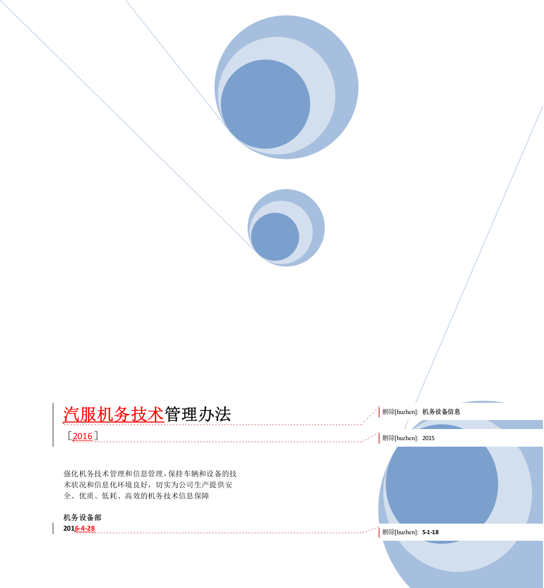 机务技术管理办法