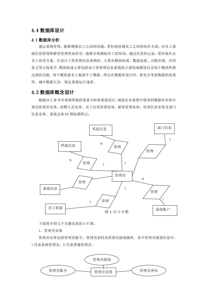 工资管理系统数据库设计