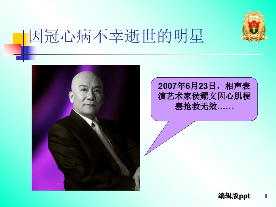 冠心病内科学PPT医学课件