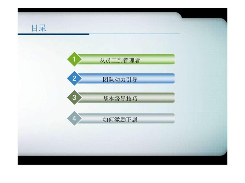 最新团队主管技巧精品课件