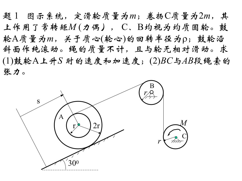 《理论力学复习－》PPT课件