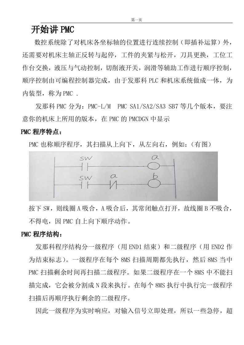 FANUC系统培训教案