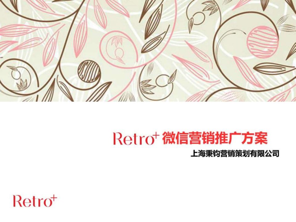 retro微信营销推广方案